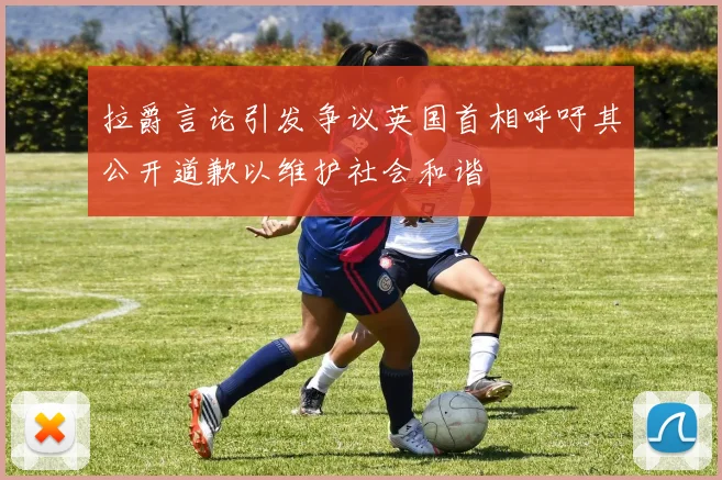 拉爵言论引发争议英国首相呼吁其公开道歉以维护社会和谐